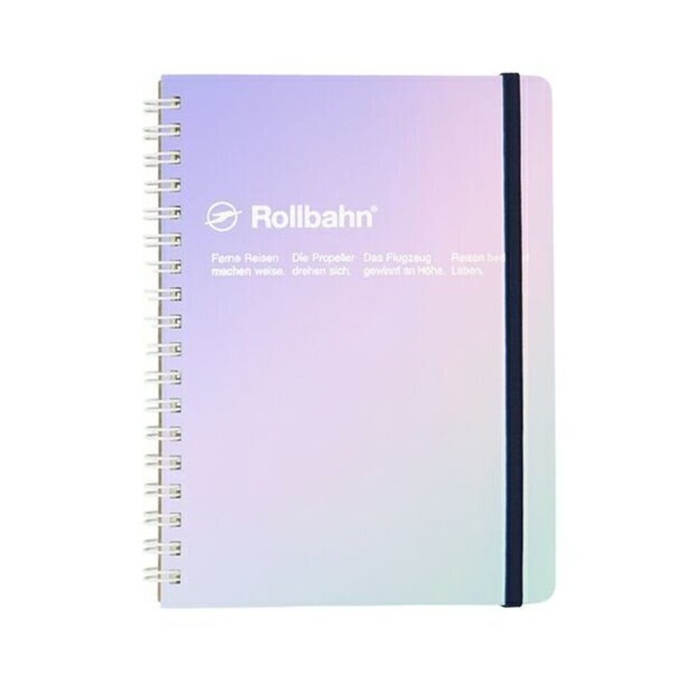 Rollbahn Spiral Bound Notebook Metallic