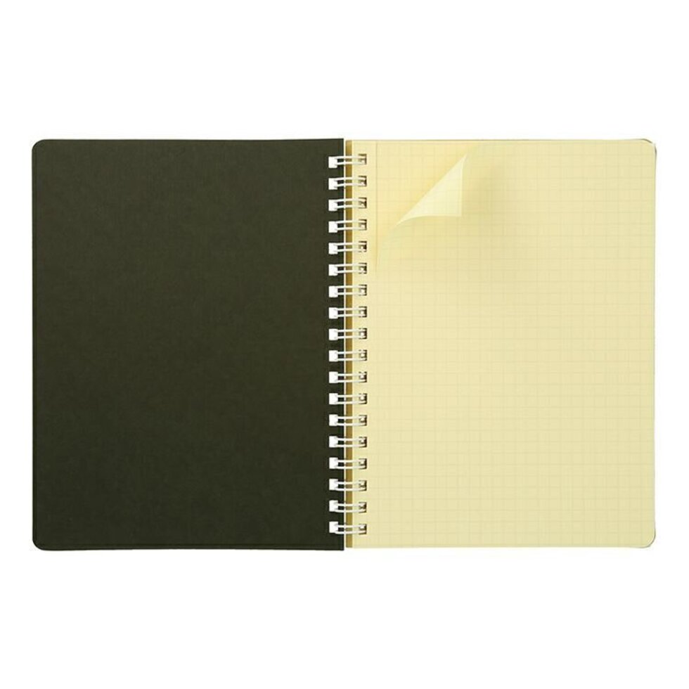 Rollbahn Spiral Bound Notebook Clear Grey