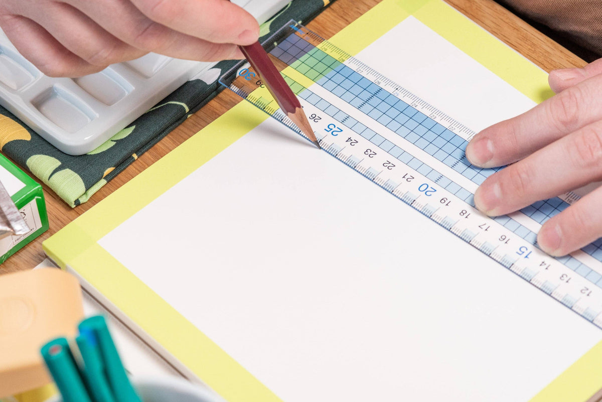 Raymay Grid Ruler, 30 cm