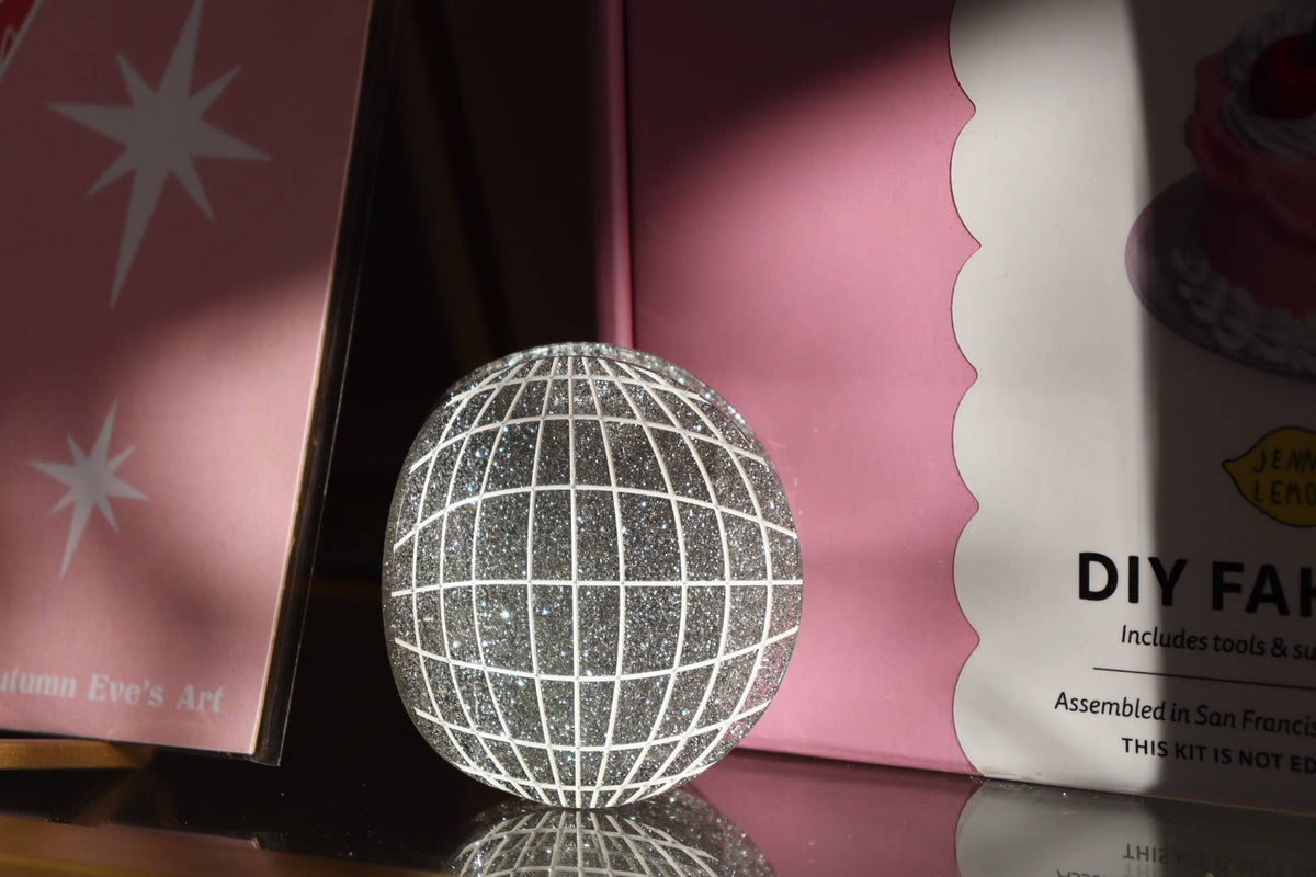 Glittery Disco Ball Hair Claw Clip