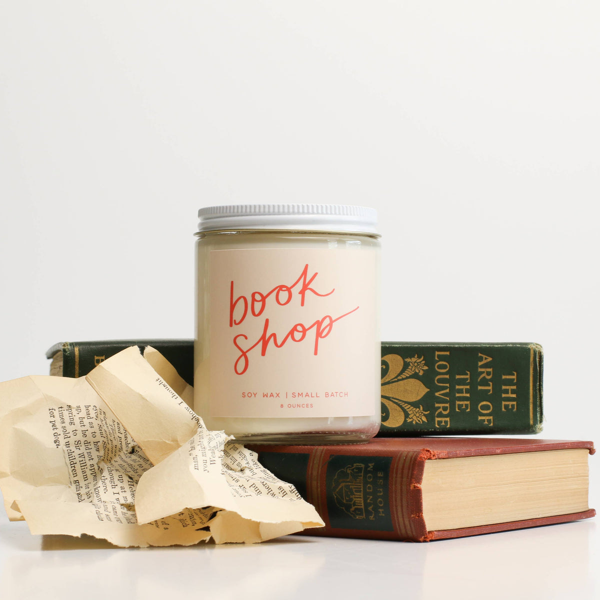 Book Shop Soy Wax Candles