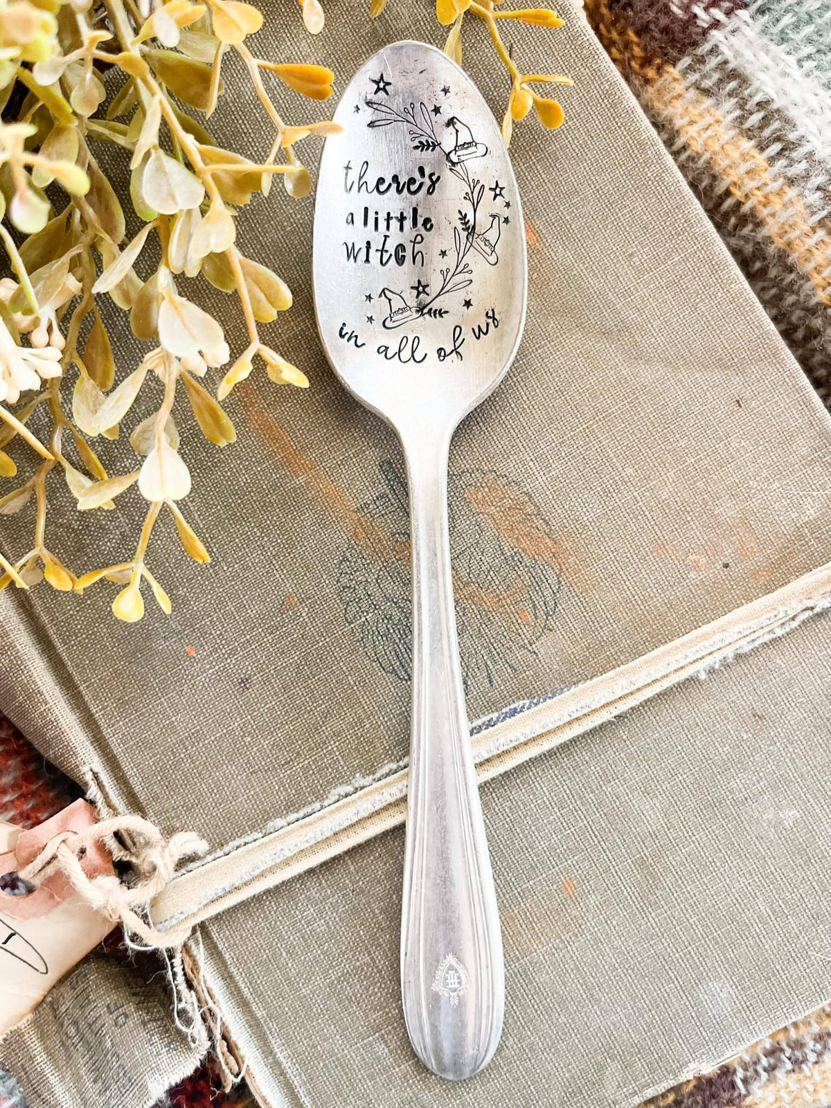 There’s A Little Witch In All Of Us Vintage Stamped Spoon