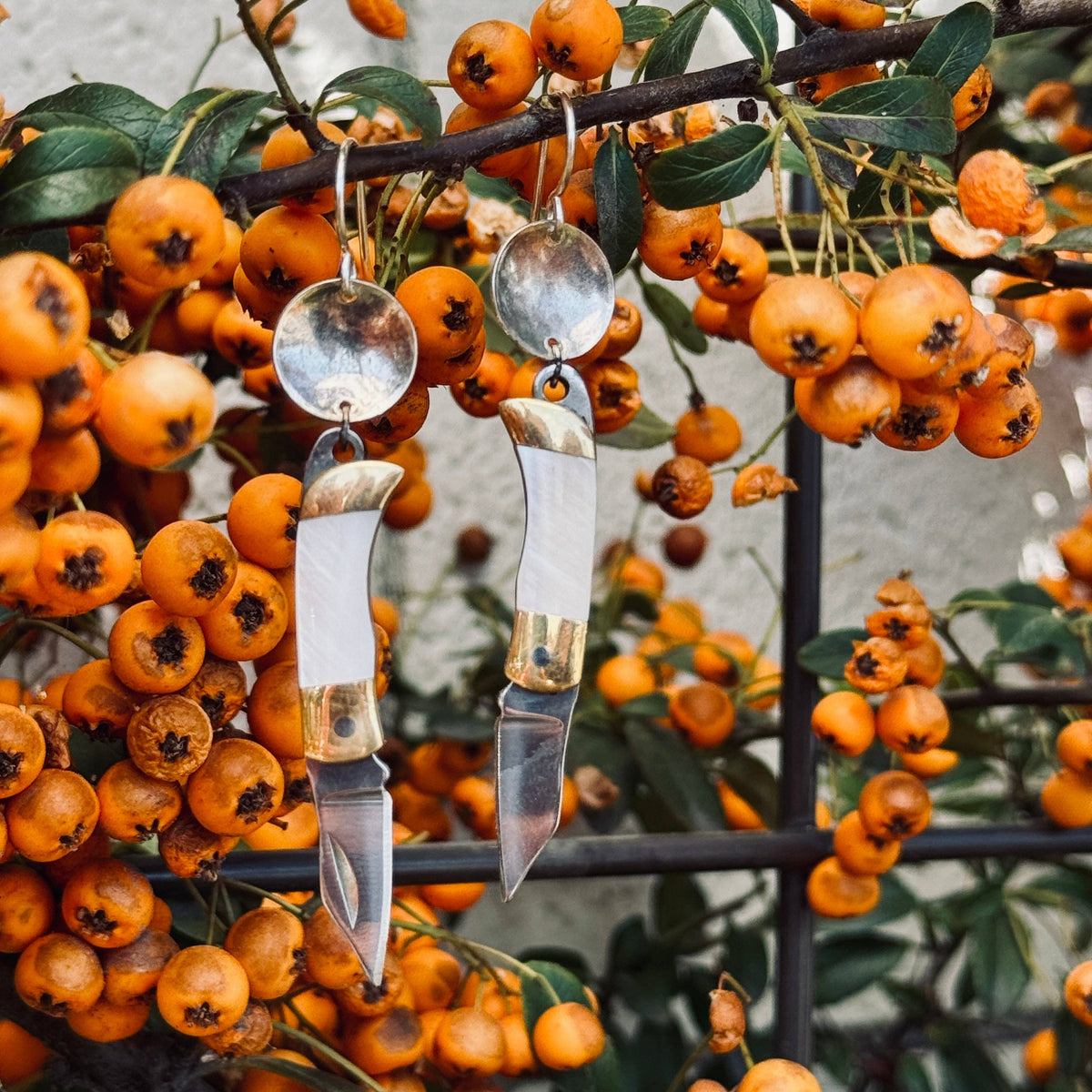 The Billie Earrings (Mother of Pearl)