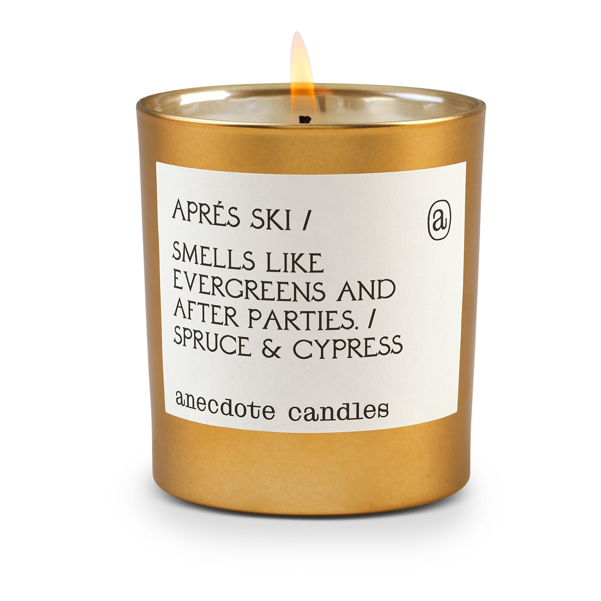 Apres Ski (Spruce & Cypress) Gold Tumbler Candle