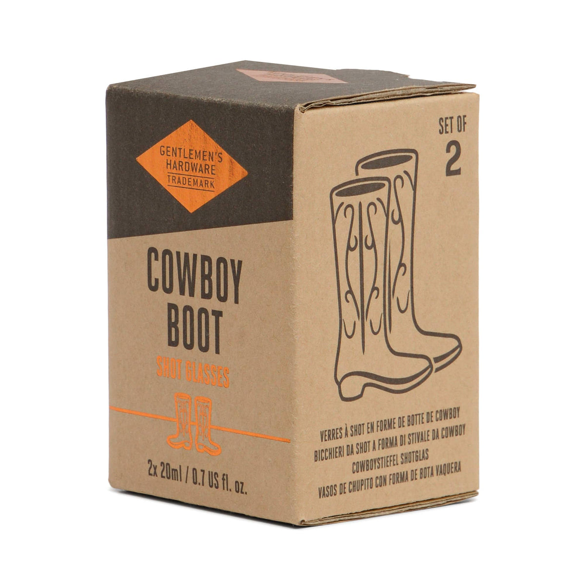 Cowboy Boot Shot Glasses