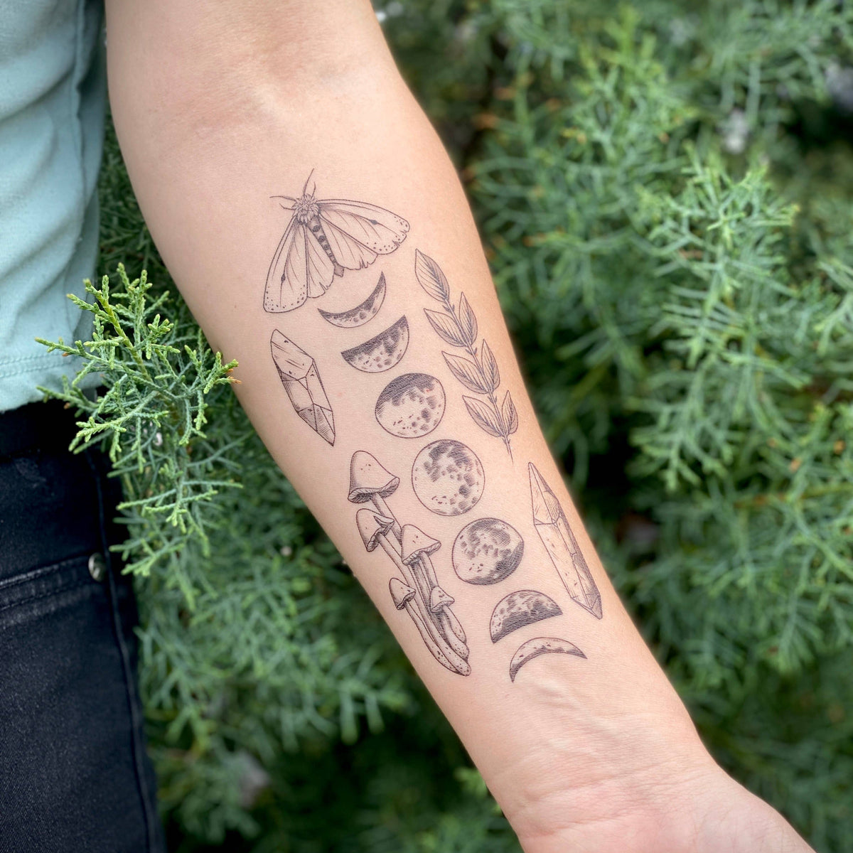 Moon Magic Temporary Tattoo