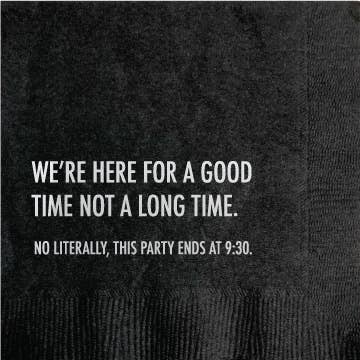 Good Time - Funny Cocktail Napkin