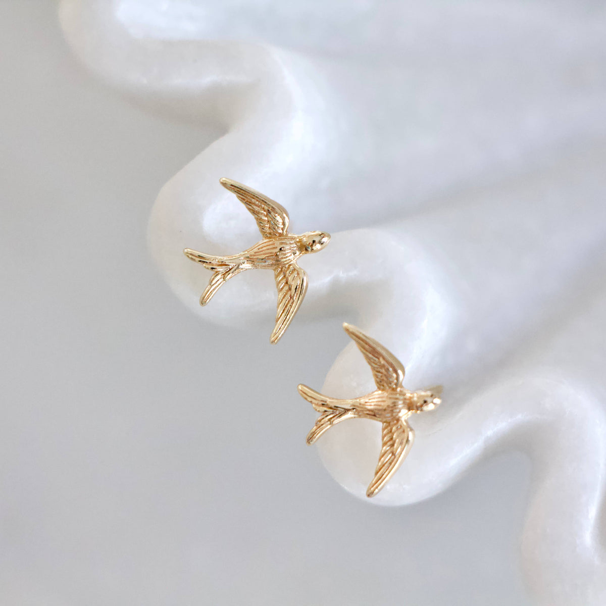 Swallow Stud Earrings