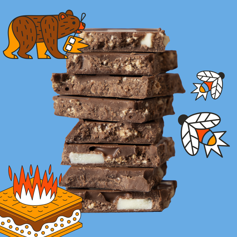 Cabin S'mores Truffle Bar