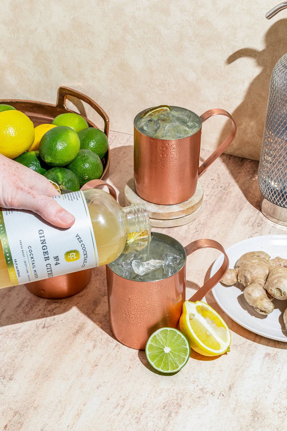 Summer Seasonal: Ginger Citrus Cocktail Mixer