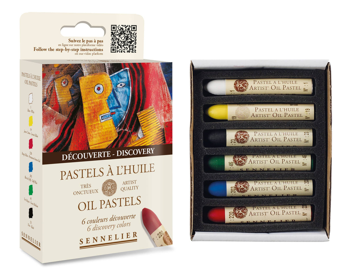Sennelier Artists’ Oil Pastels - Set of 6