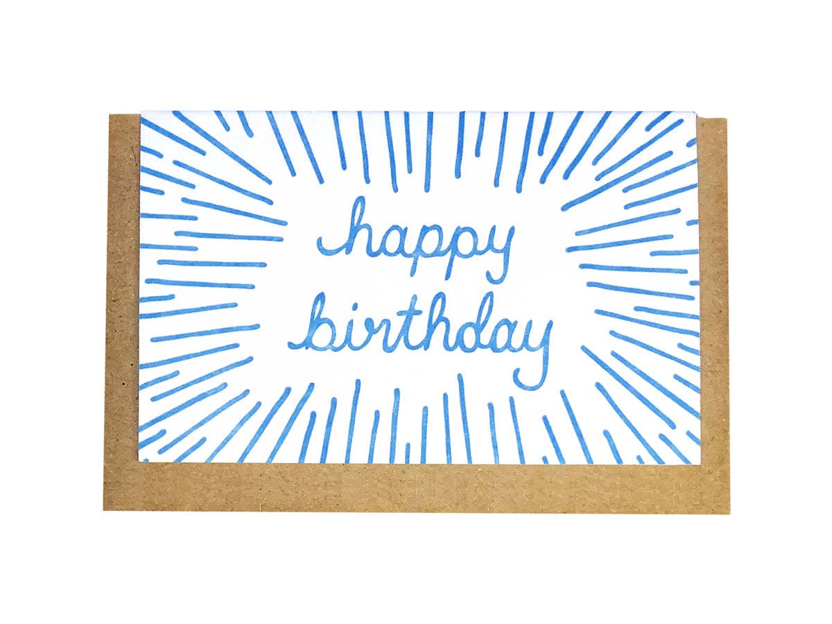 Birthday Beams Enclosure Card
