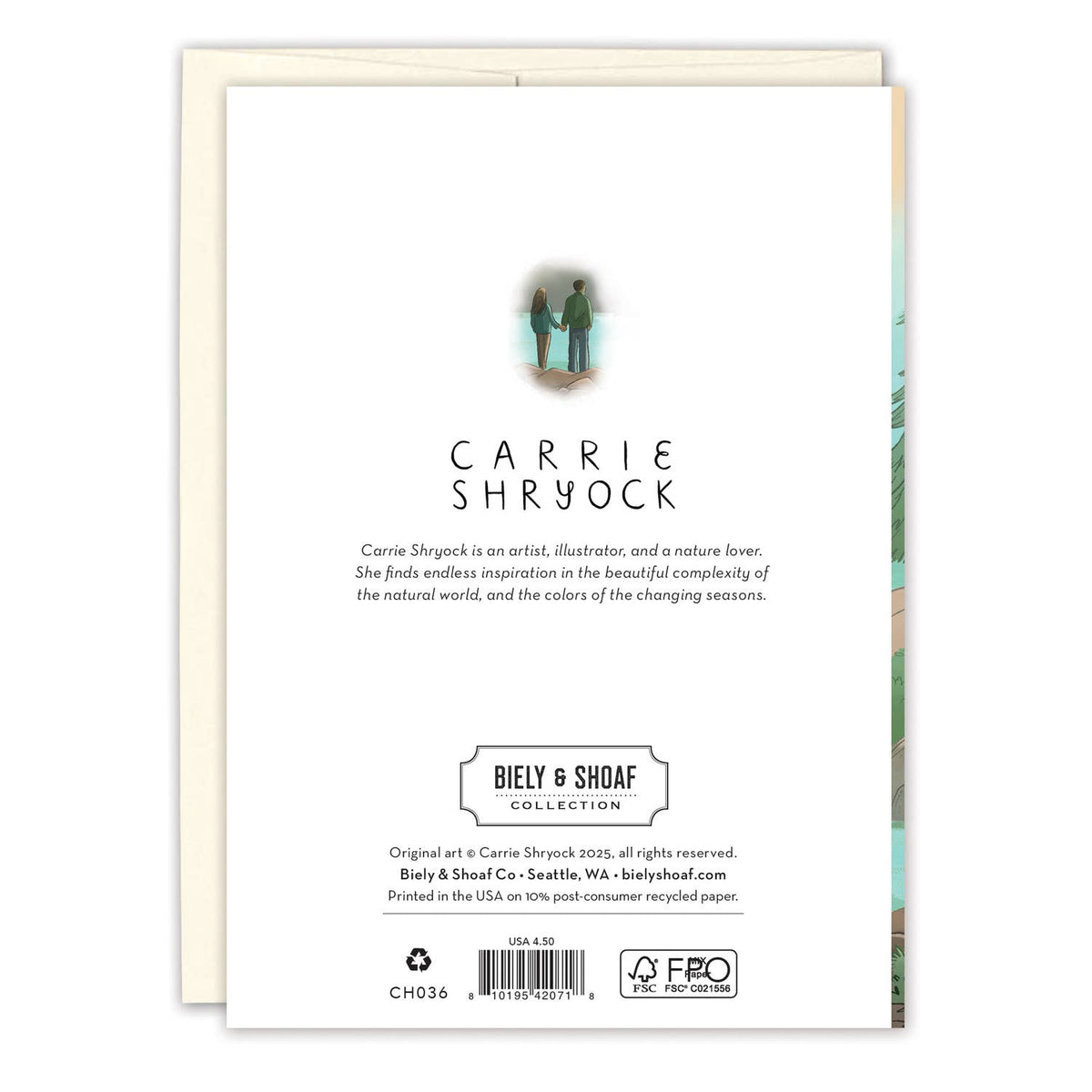 Waterfall Anniversary Card