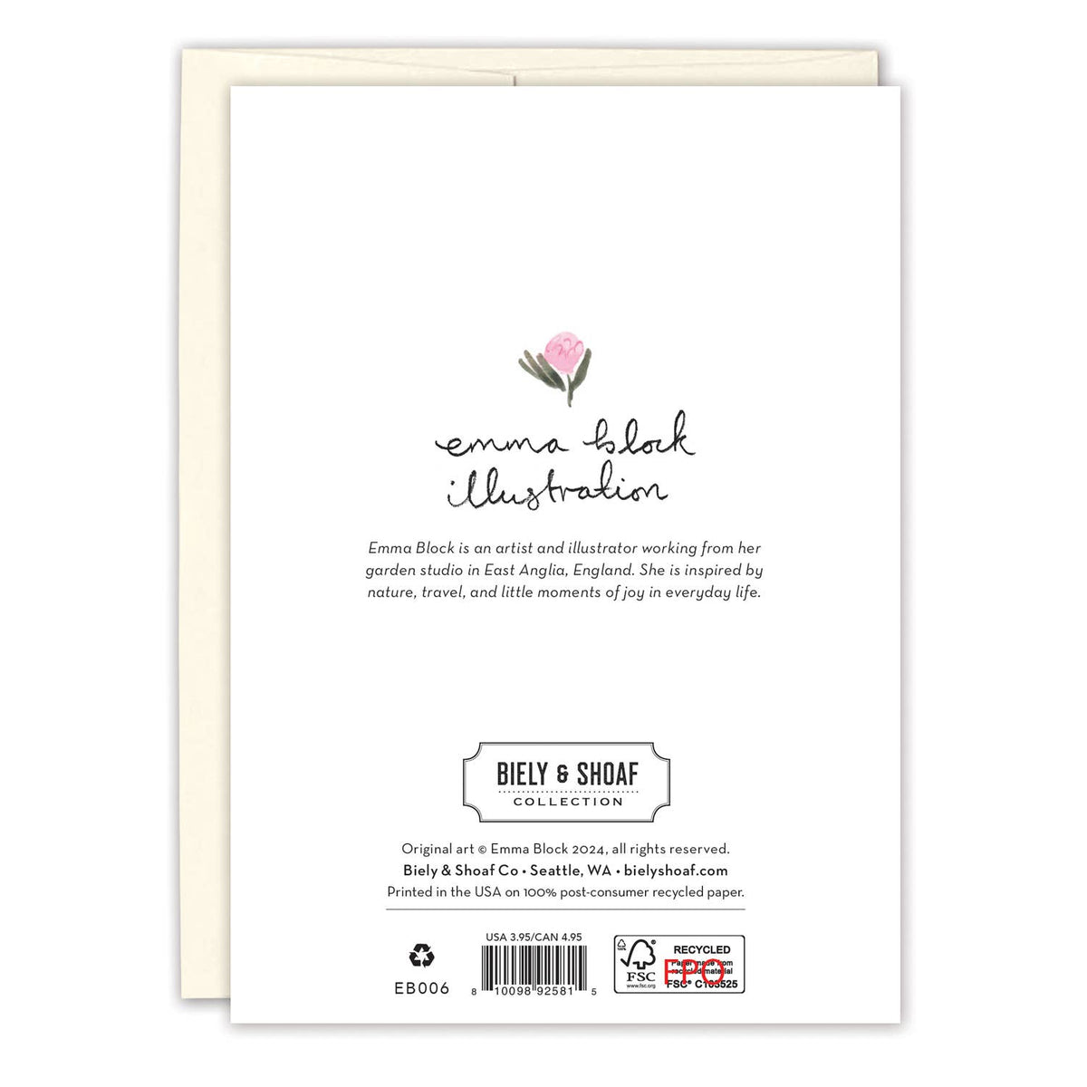 Flower Market Thank You Card