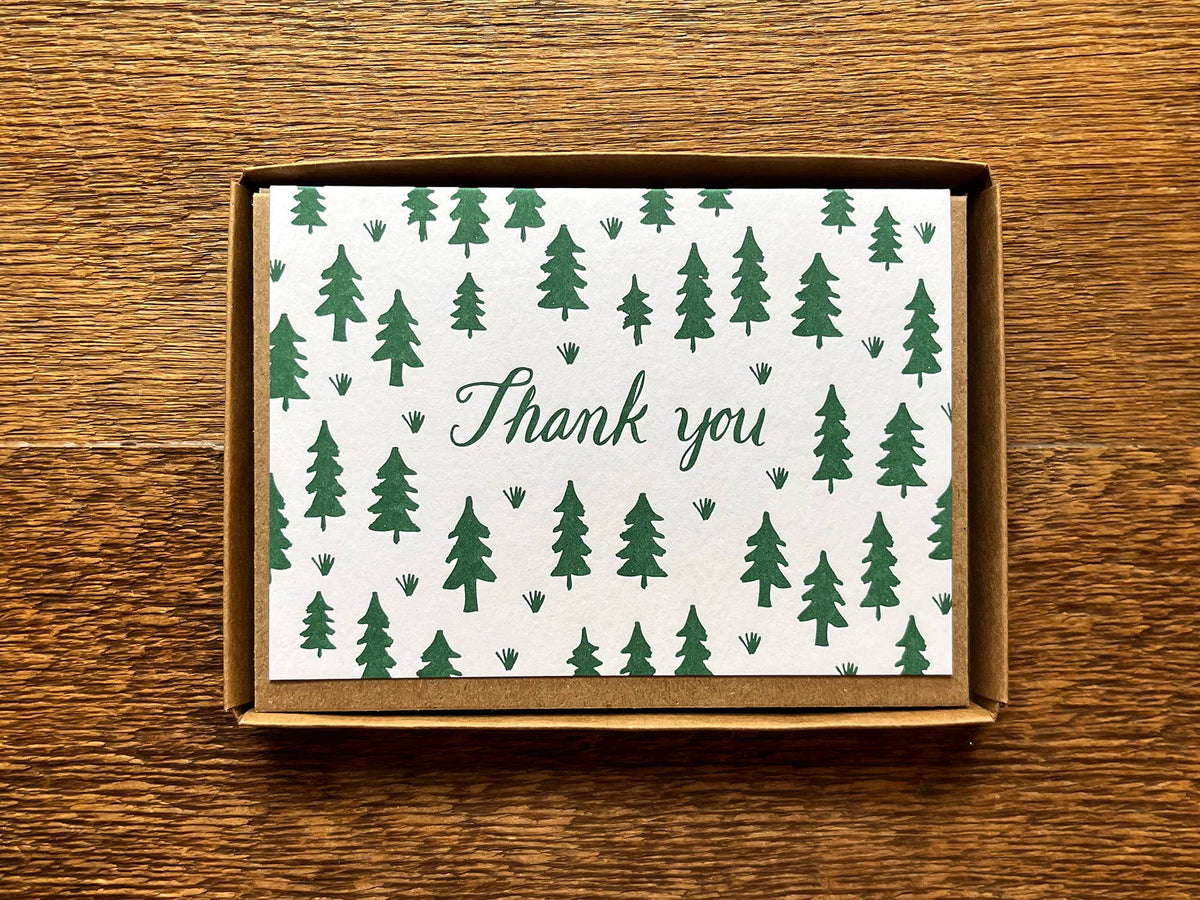 Pines Thank You Card