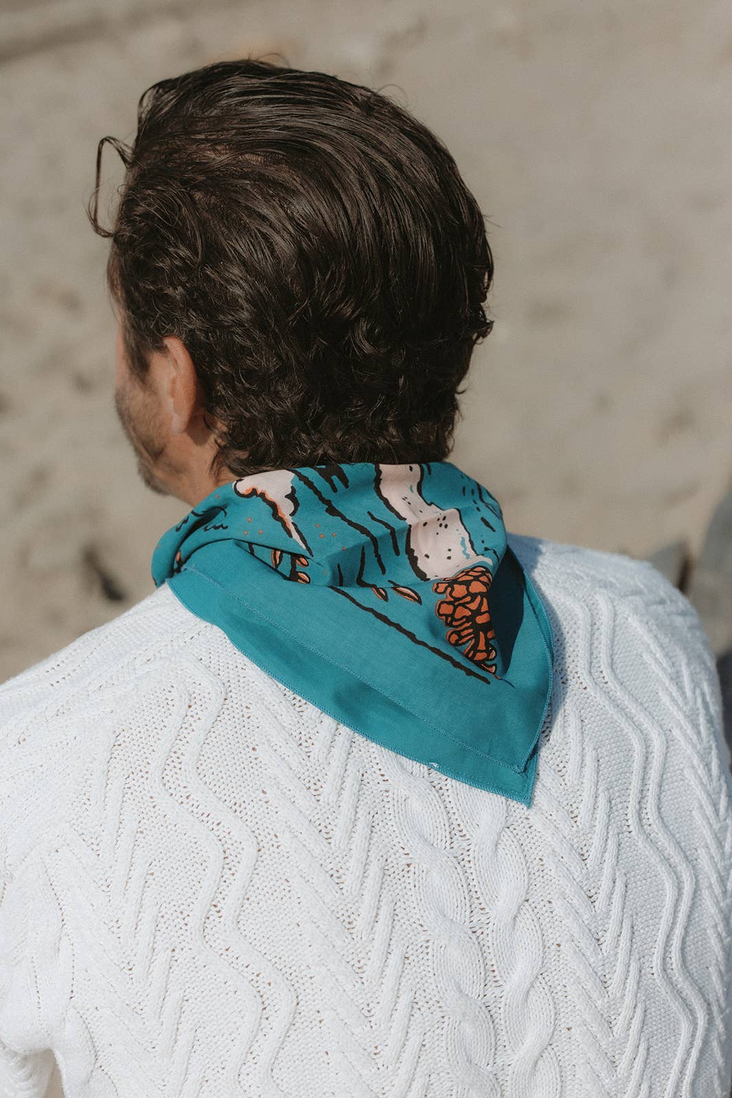"Volcano And Sea" Bandana