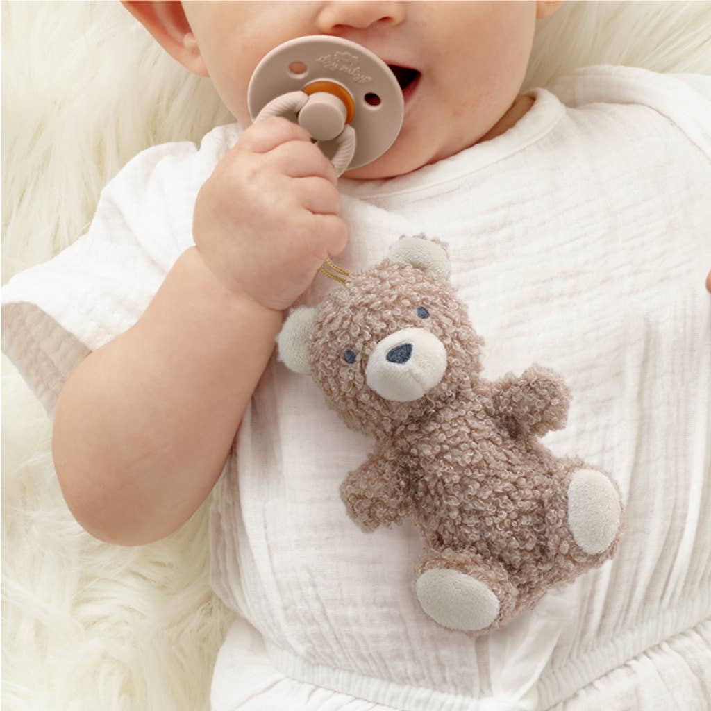 Bitzy Pal Natural Rubber Pacifier &amp; Plush