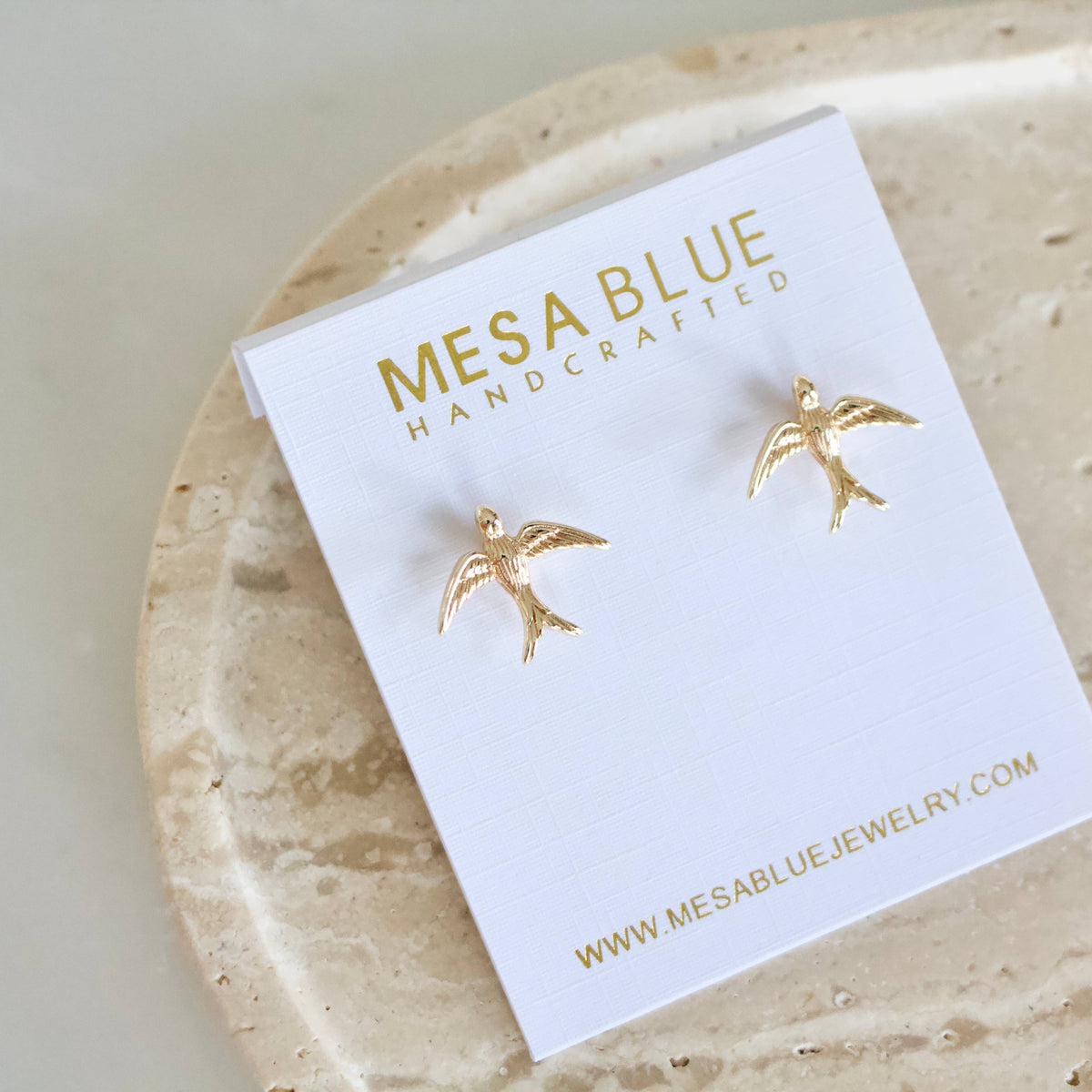 Swallow Stud Earrings