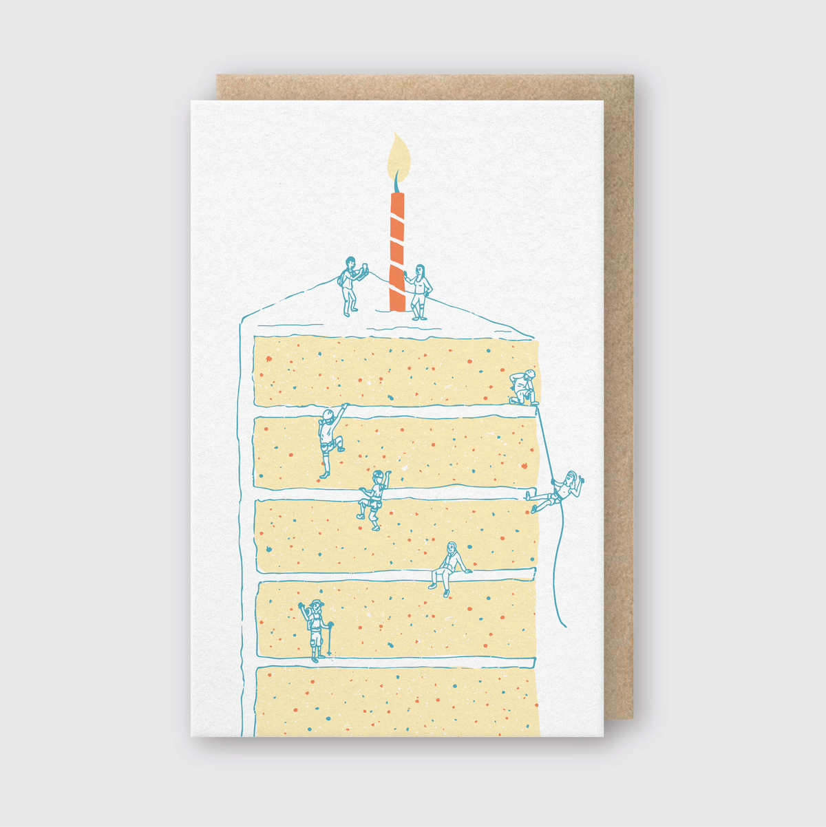 Cake Climbers Birthday Card