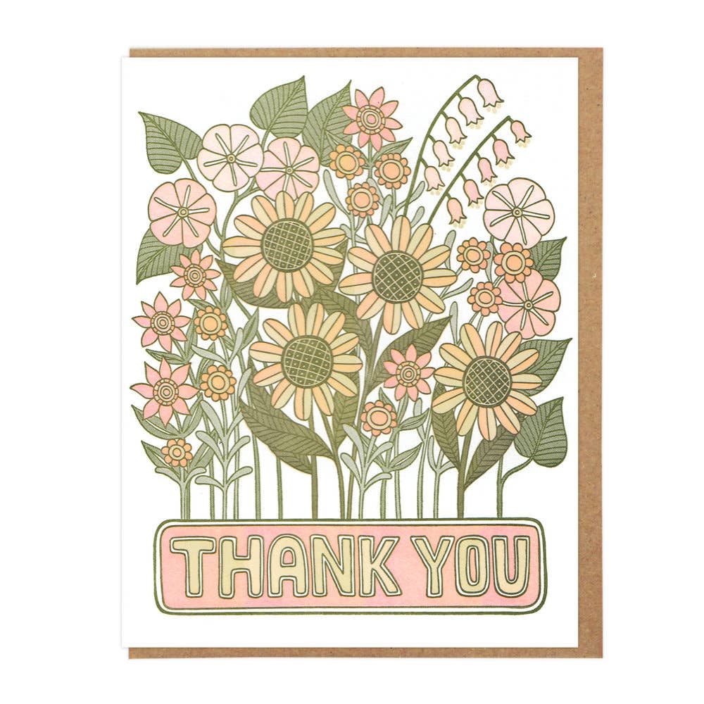 Thank You Flower Card