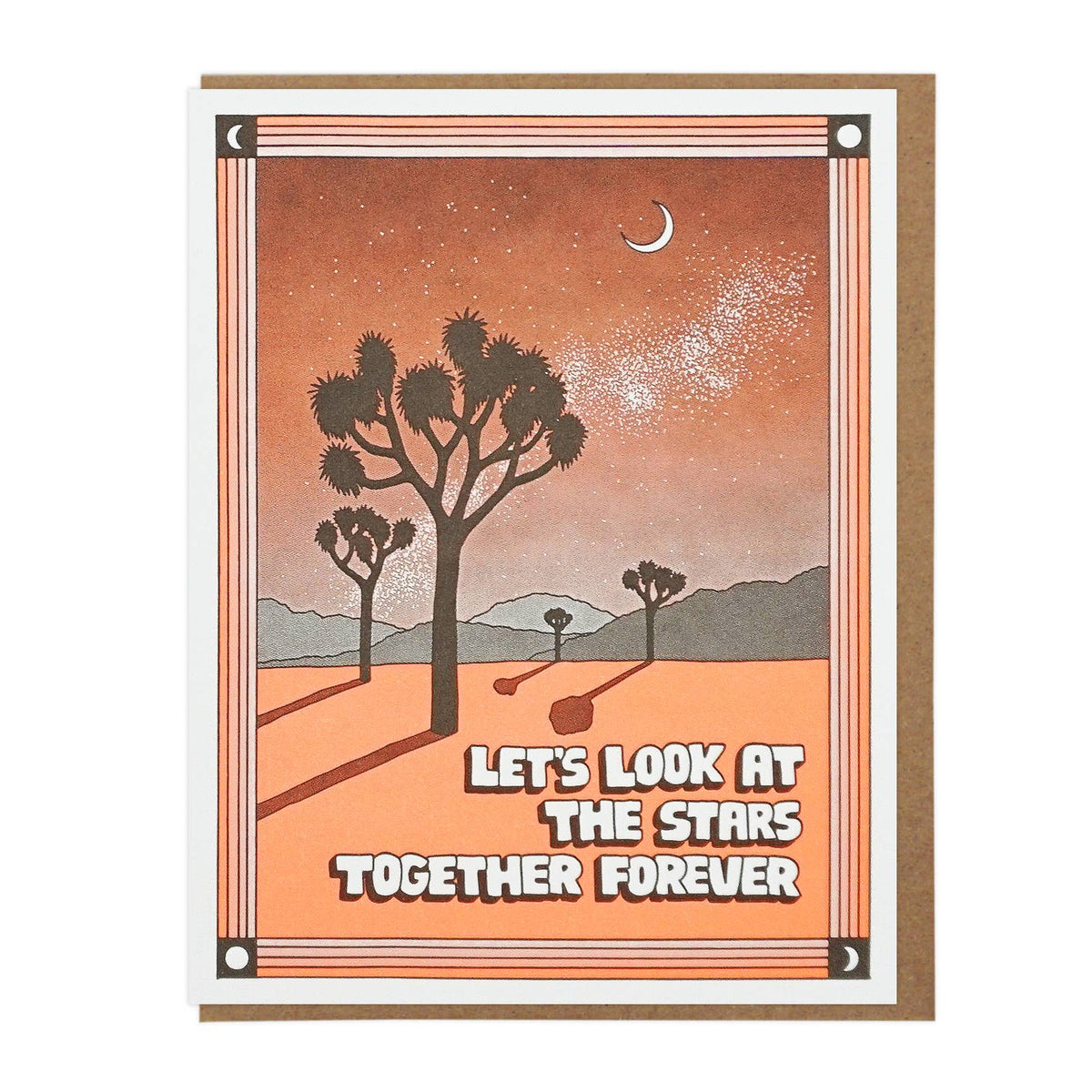 Let&#39;s Look At The Stars Together Forever Card