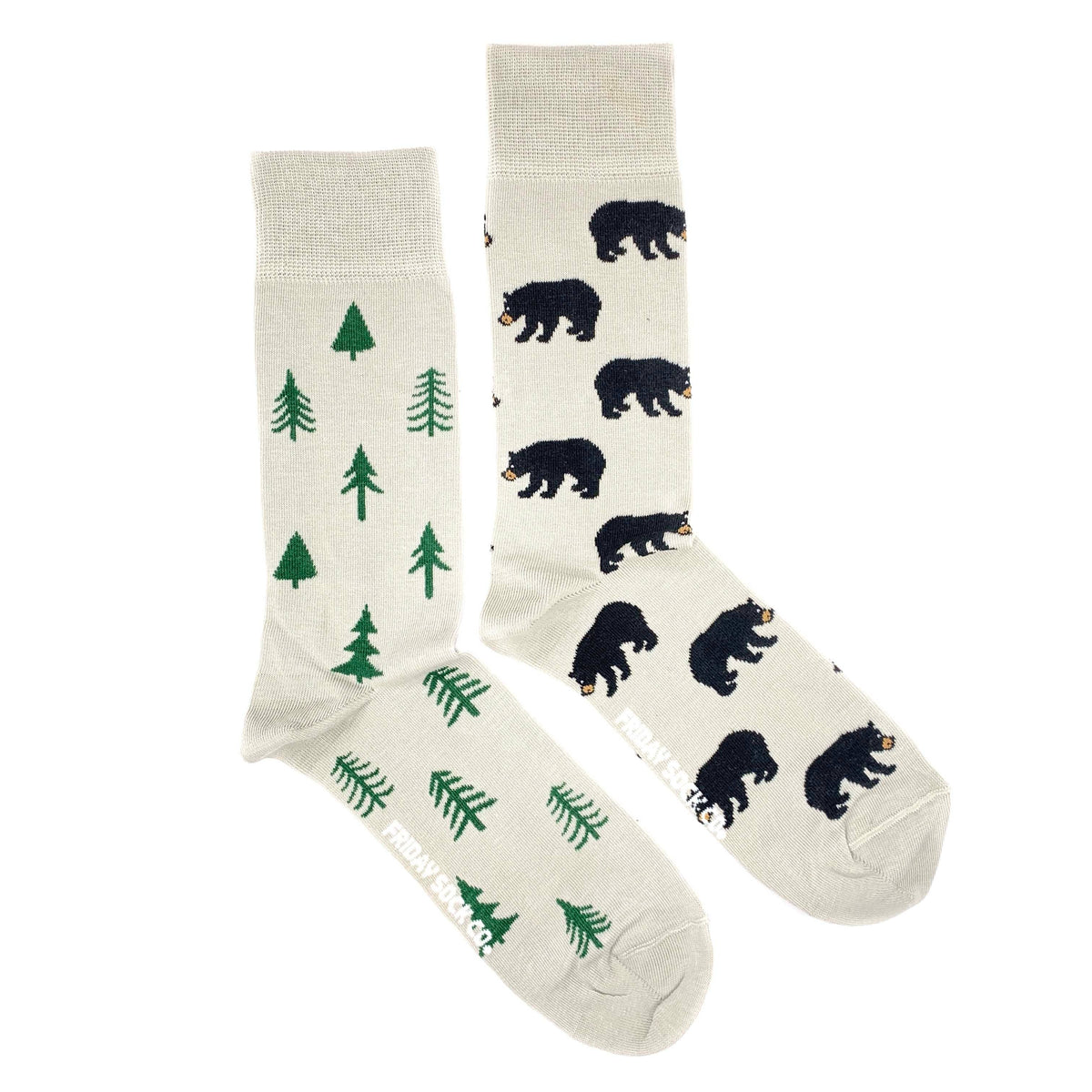 Bear and Trees Men&#39;s Socks