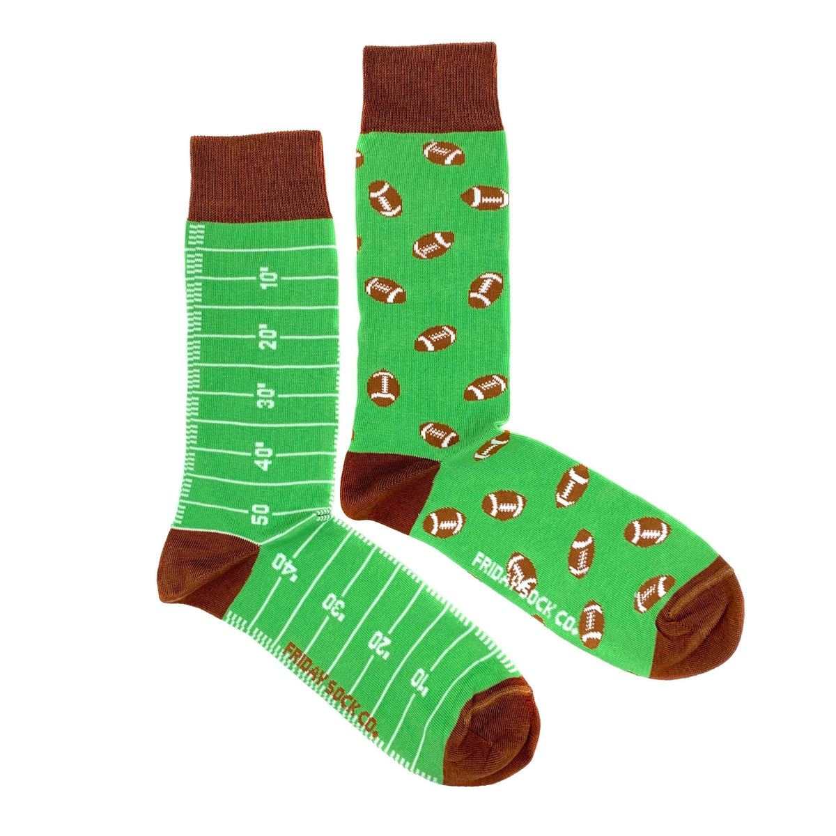 Football Mismatched Men&#39;s Socks