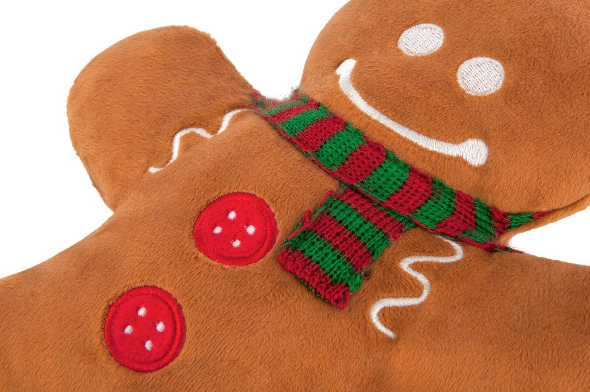 Gingerbread Man Dog Toy