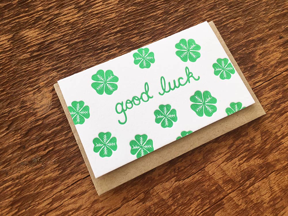 Good Luck Enclosure Card