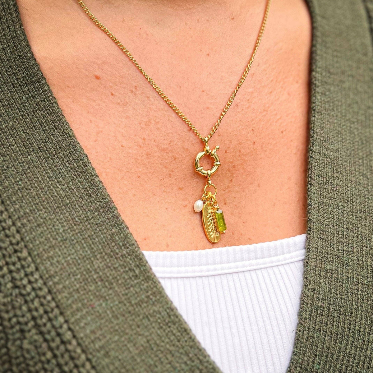 Pine Tree Trio Necklace