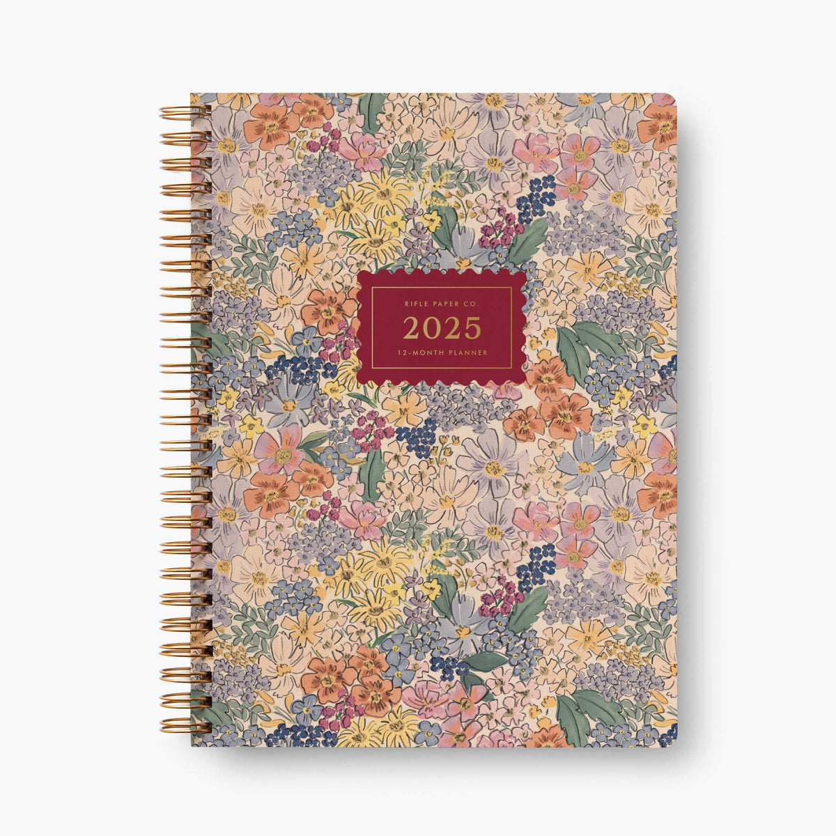 2025 12-Month Softcover Spiral Planner