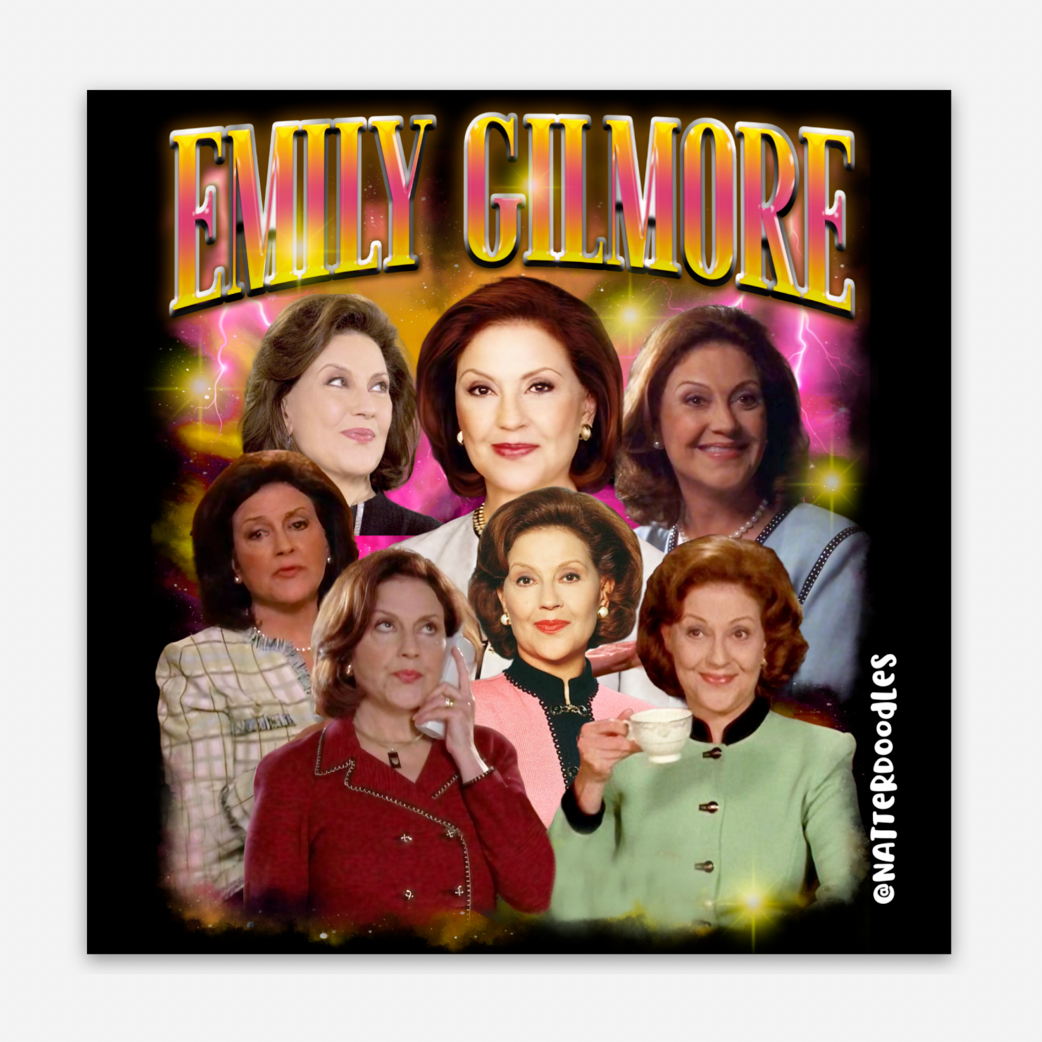 Emily Gilmore Girls Kelly Bishop Nostalgia Vinyl Sticker