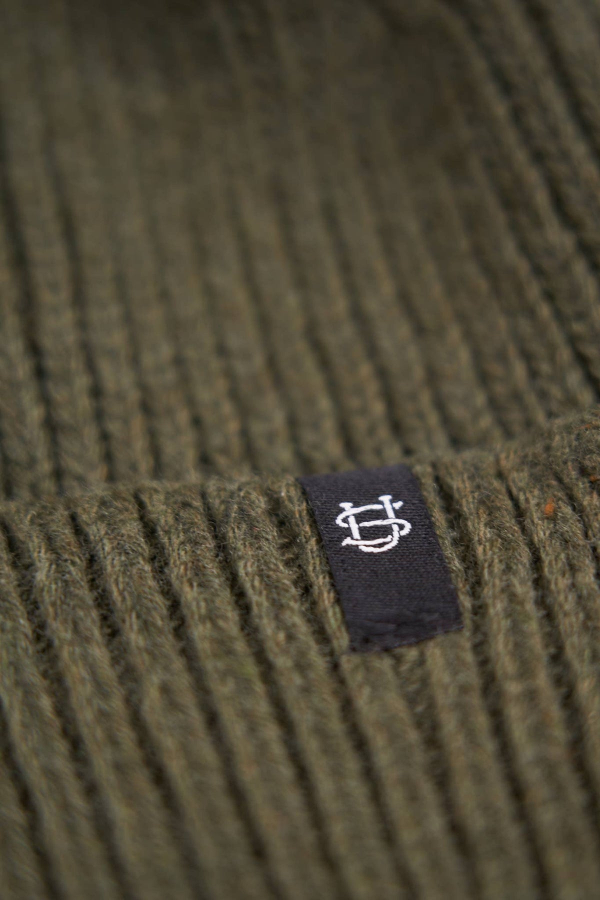 Green Beanie Merino Wool