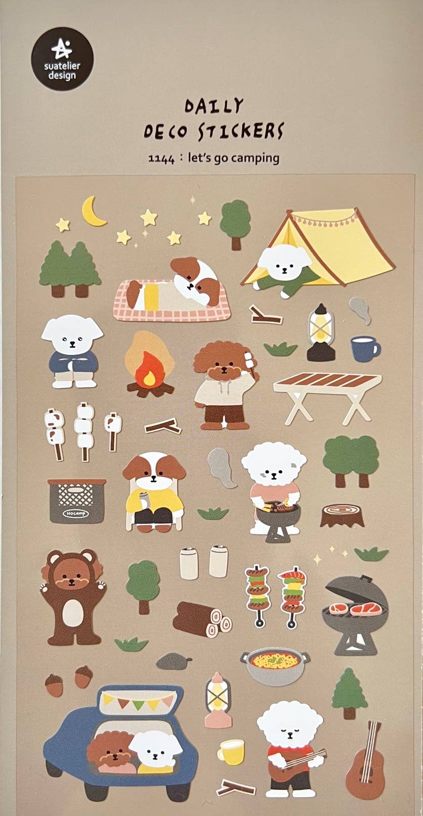 LET&#39;S GO CAMPING STICKERS