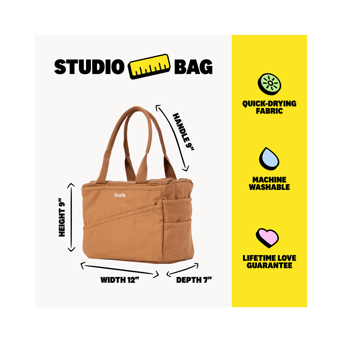 Soolla Studio Bag – Cinnamon