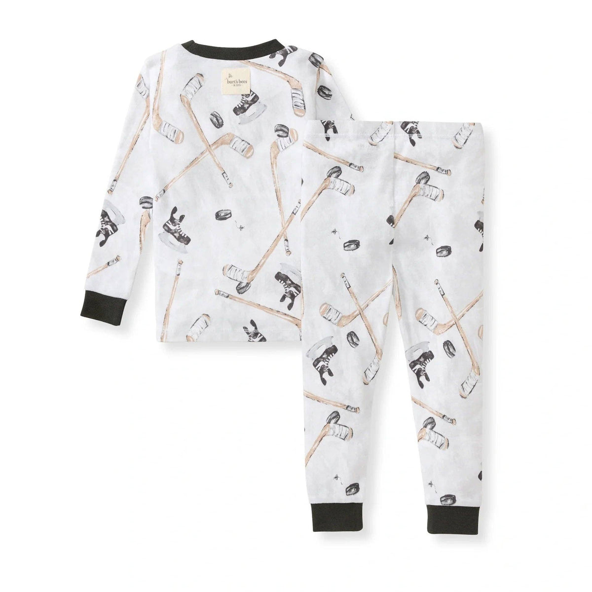 Hockey Season Organic Cotton Two-Piece Pajamas