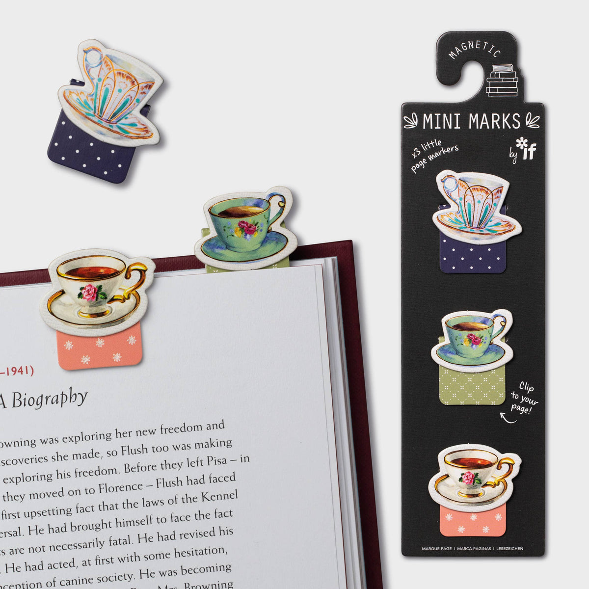 Mini-Marks Magnetic Bookmarks