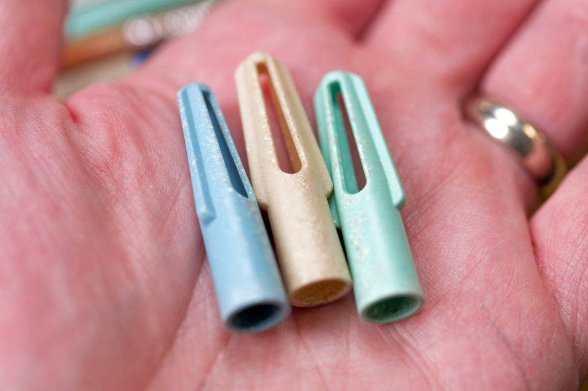 Eggshell Resin Pencil Caps – Set of 6