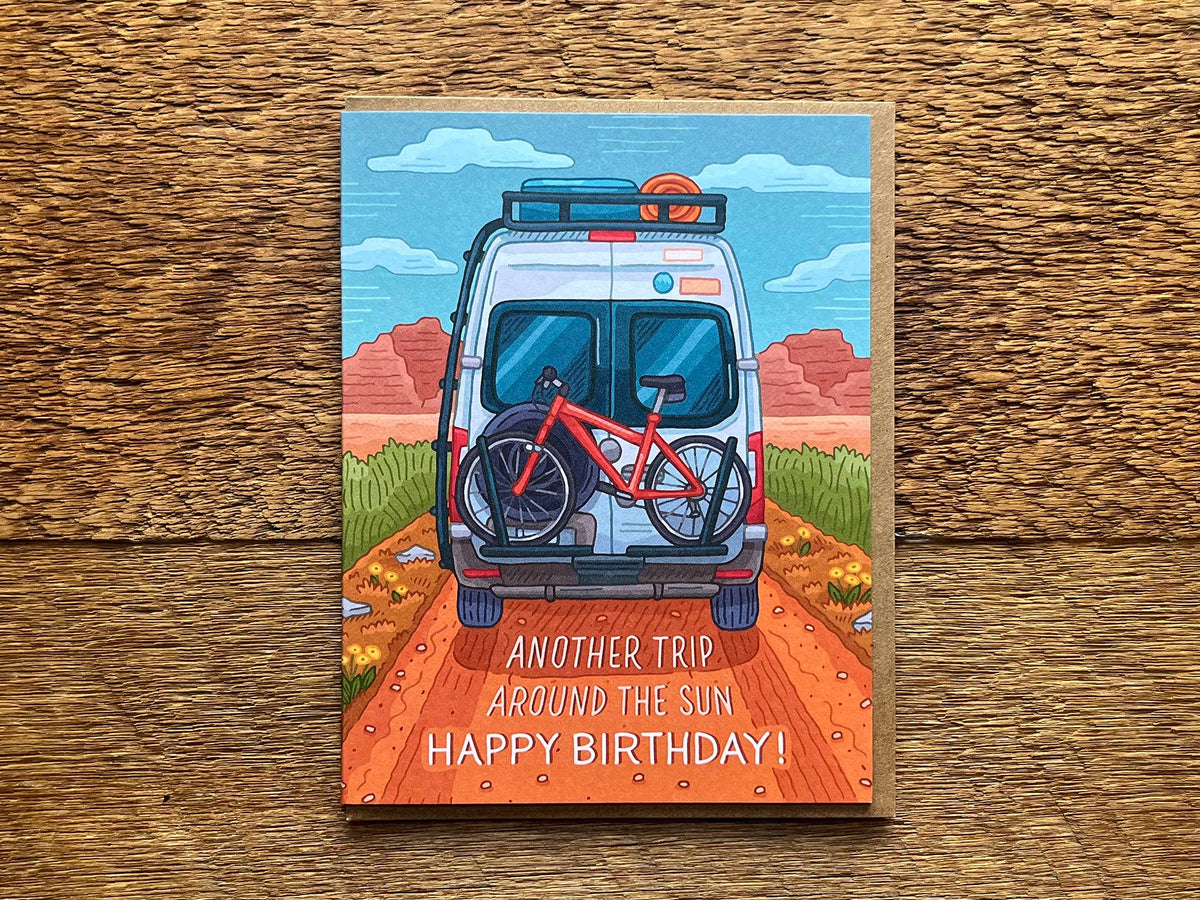 Birthday Van Trip Card