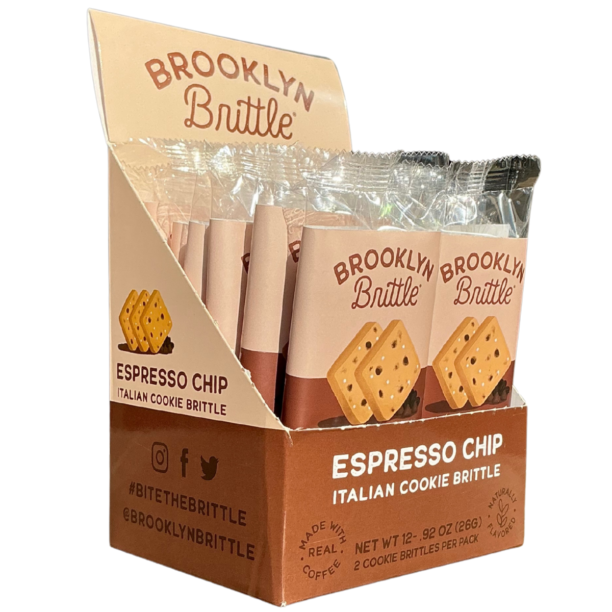 Espresso Chip Snack Pack - Grab & Go