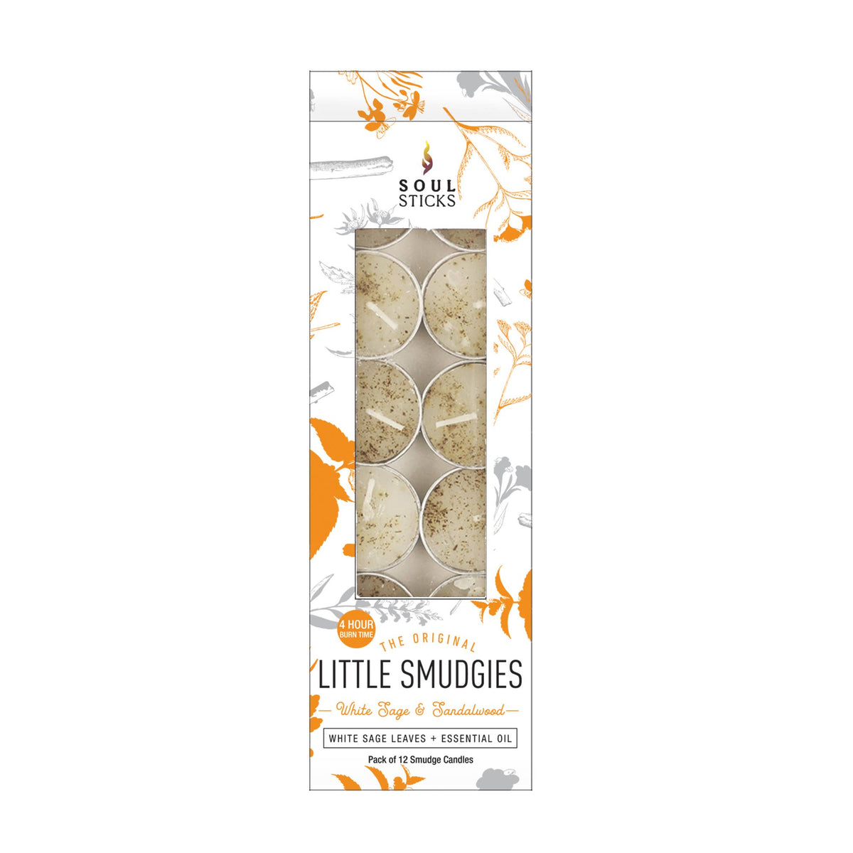 'Little Smudgies' Sandalwood Tealight Smudge Candles