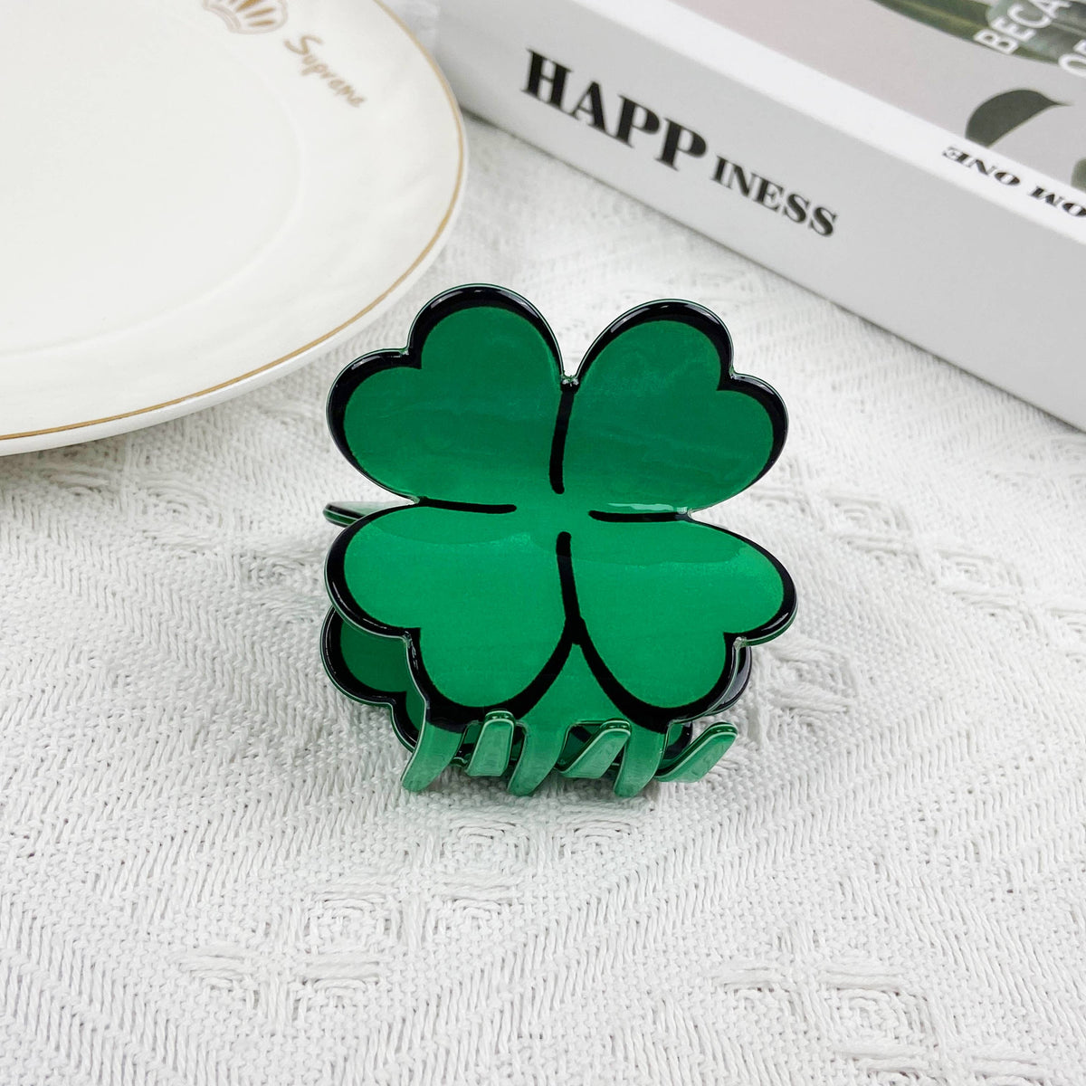 St. Patrick&#39;s Day Shamrock Hat Hair Clip