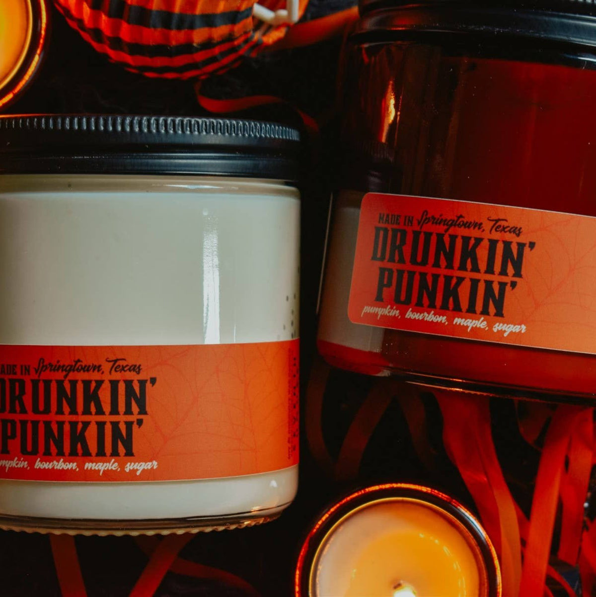 Drunkin&#39; Punkin&#39; Candle (Pumpkin, Bourbon)