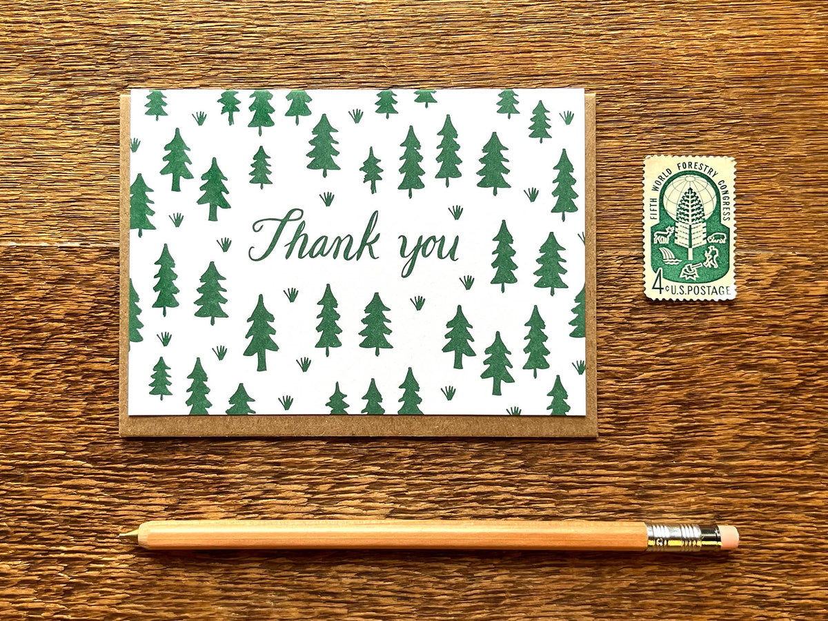 Pines Thank You Card