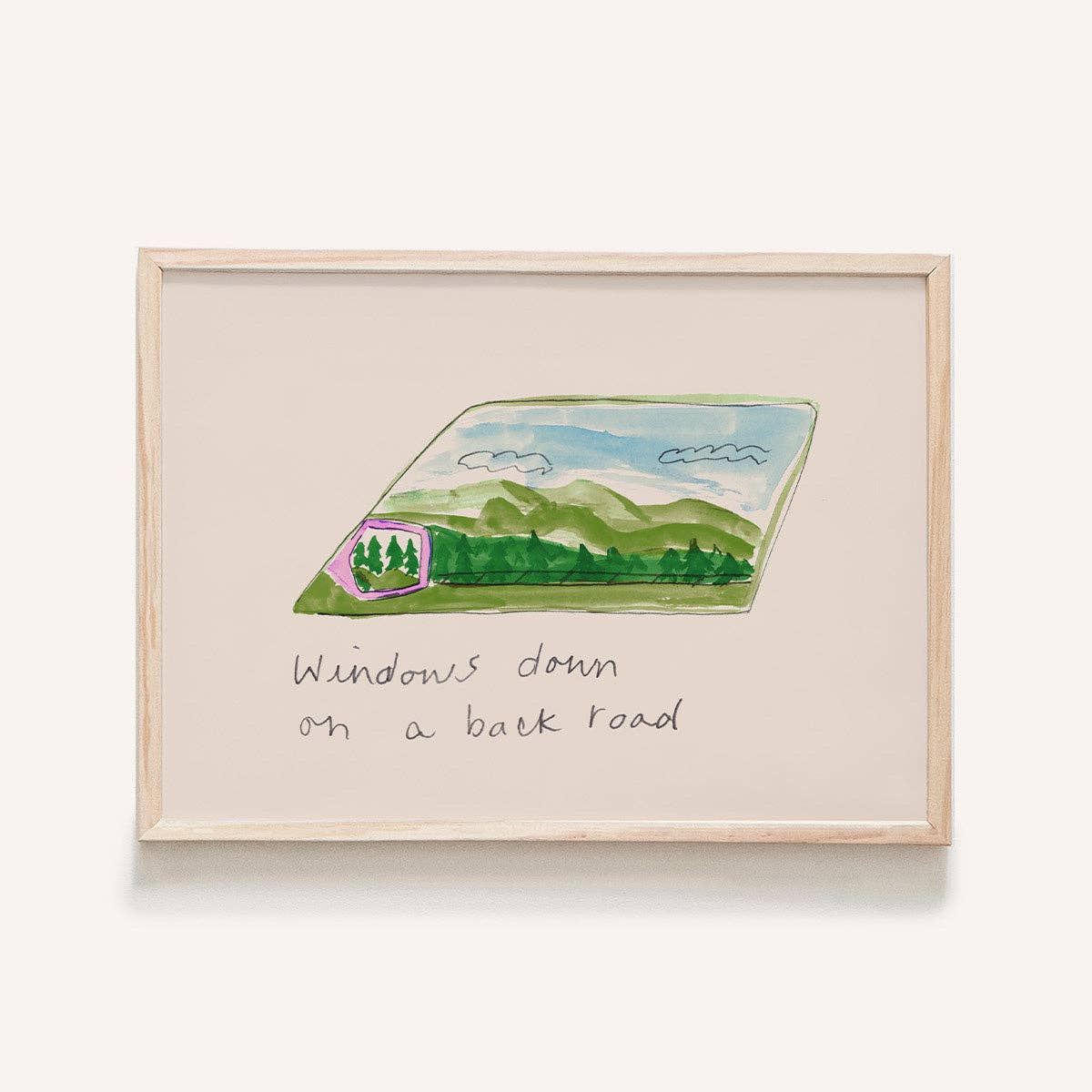 Car Views Mini Art Print