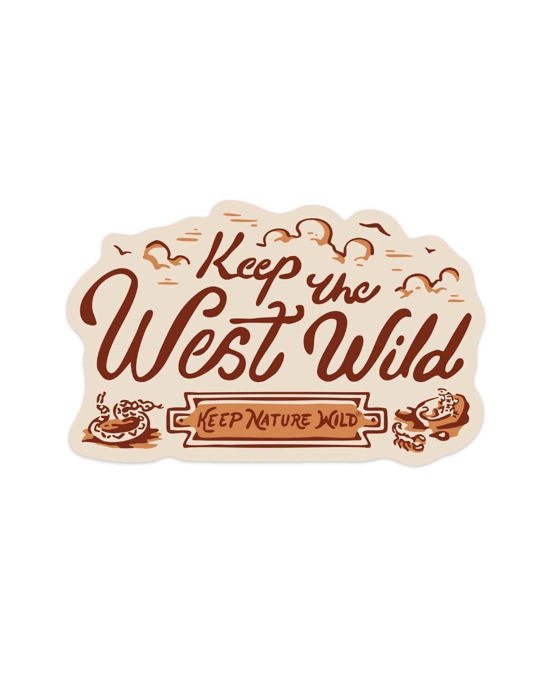 Keep the West Wild Sticker