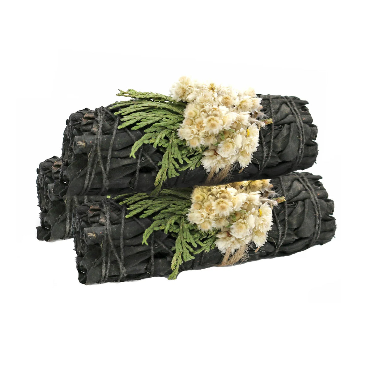Midnight Bloom Floral White Sage Smudge Sticks
