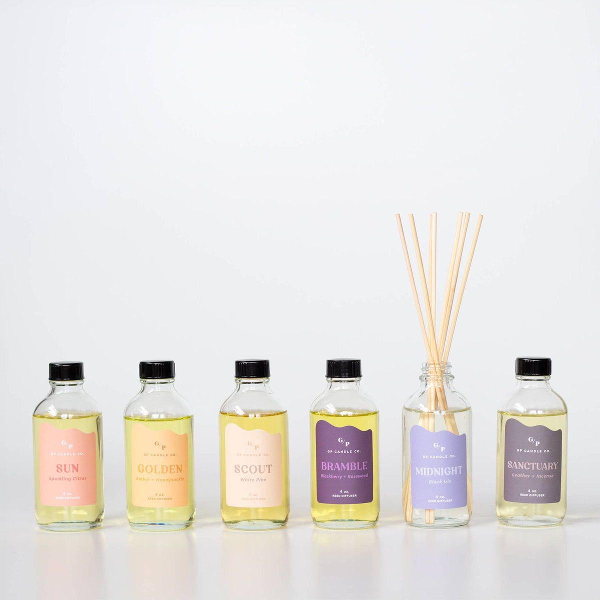 Sanctuary 4 oz. Hue Reed Diffuser (Leather + Incense)