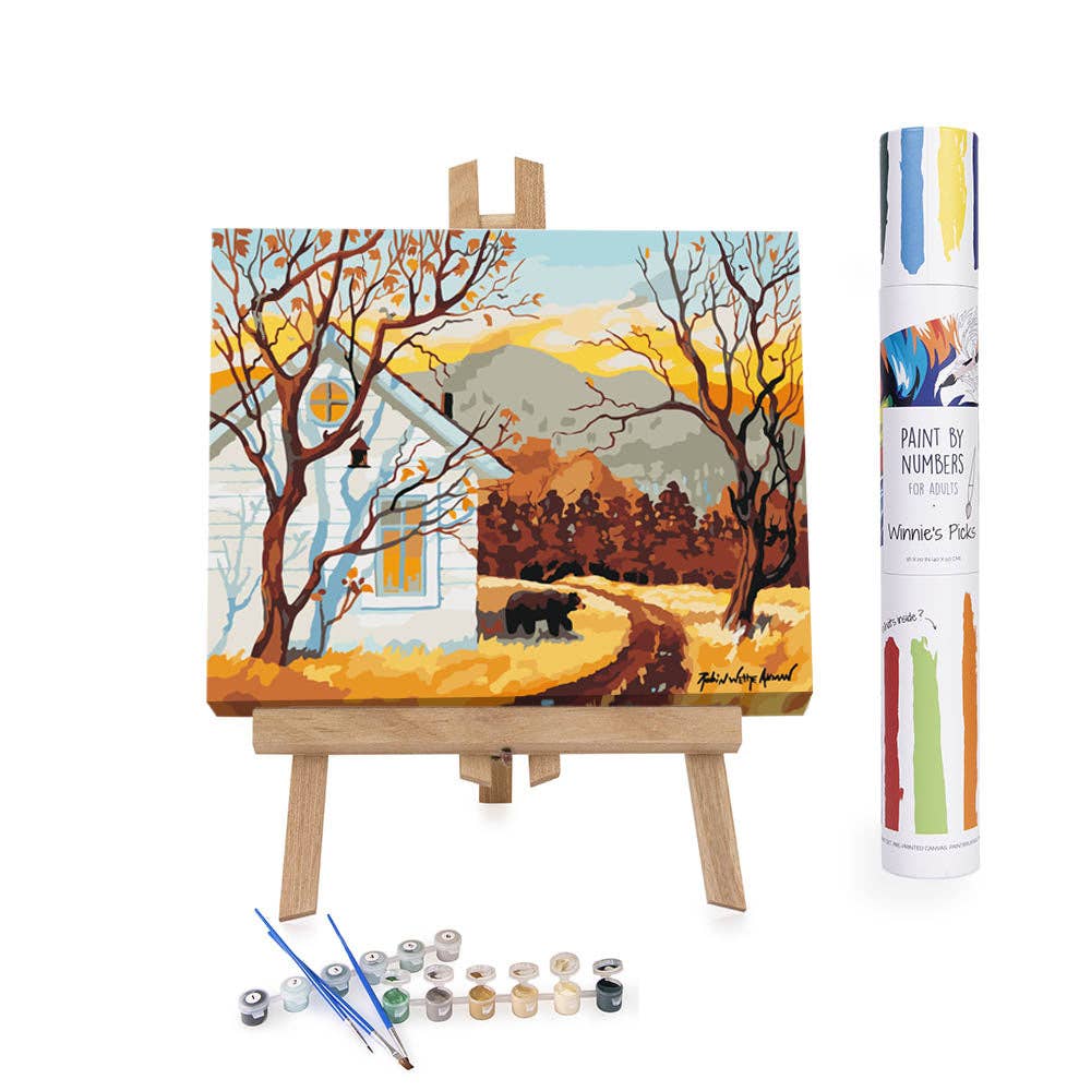 Winter&#39;s Visitor - Paint By Numbers Kit