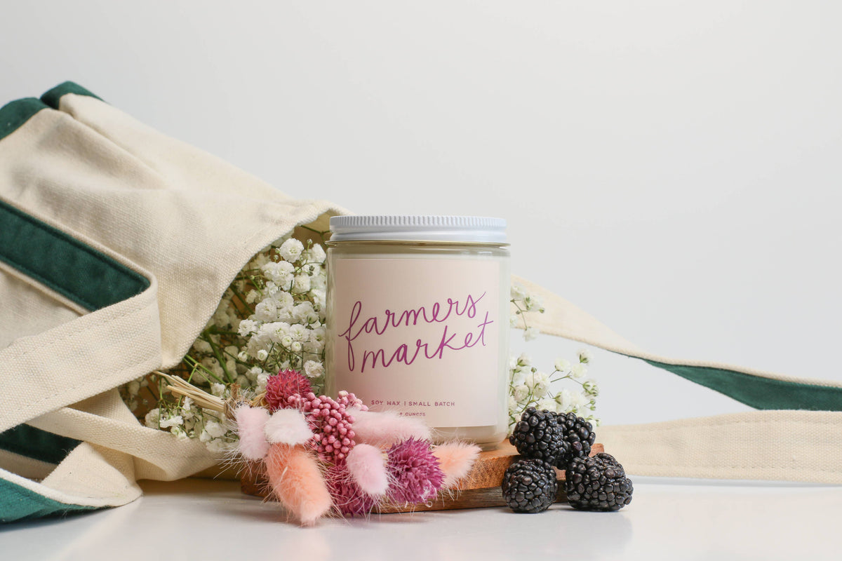 Farmer&#39;s Market Soy Wax Candles